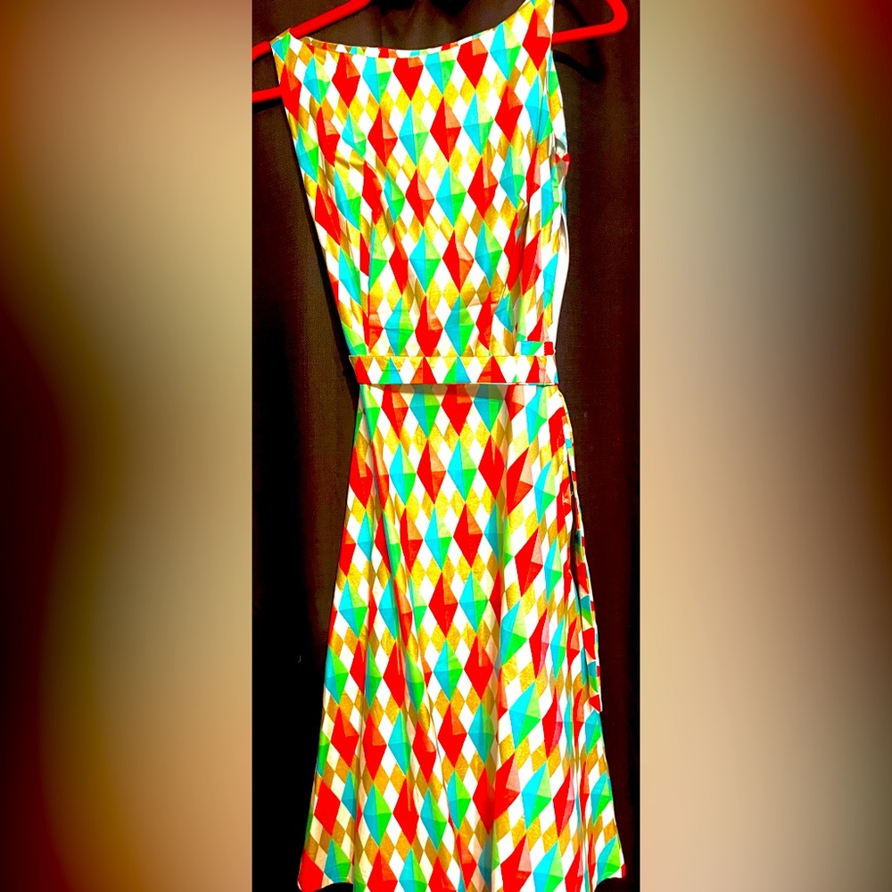 Gorgeous Heart of Haute pinup style dress in medium with limited edition print!